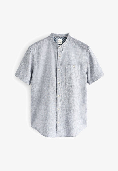 Next BLEND WITH GRANDAD COLLAR STANDARD - Hemd - Oatmeal