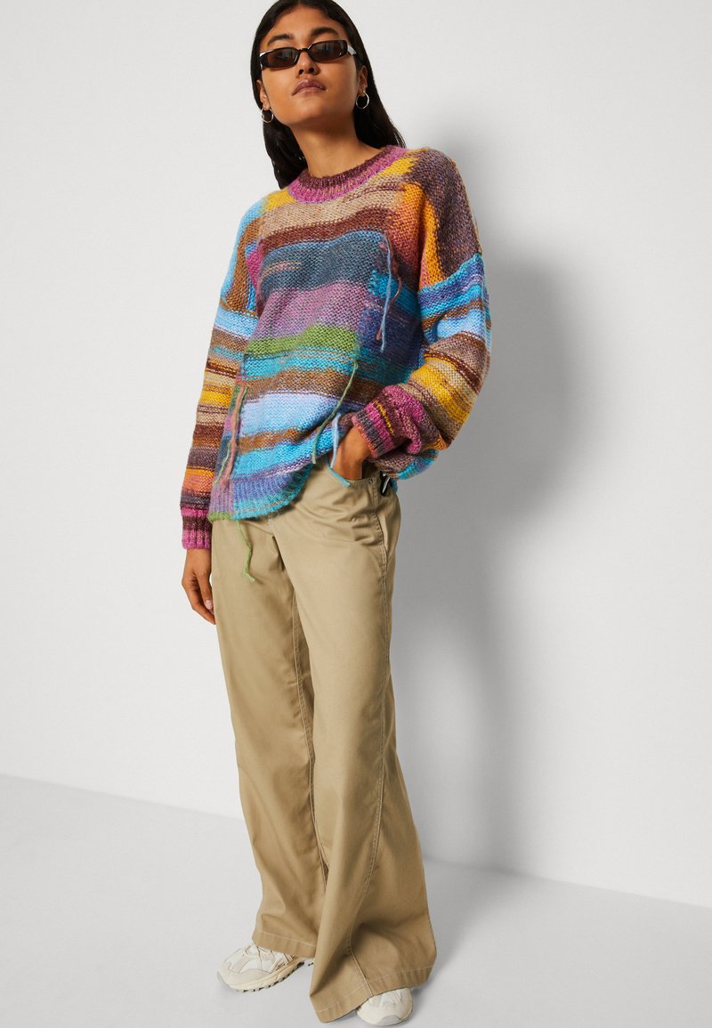 BDG Urban Outfitters SQUARE CHUNKY - Strickpullover - Multi