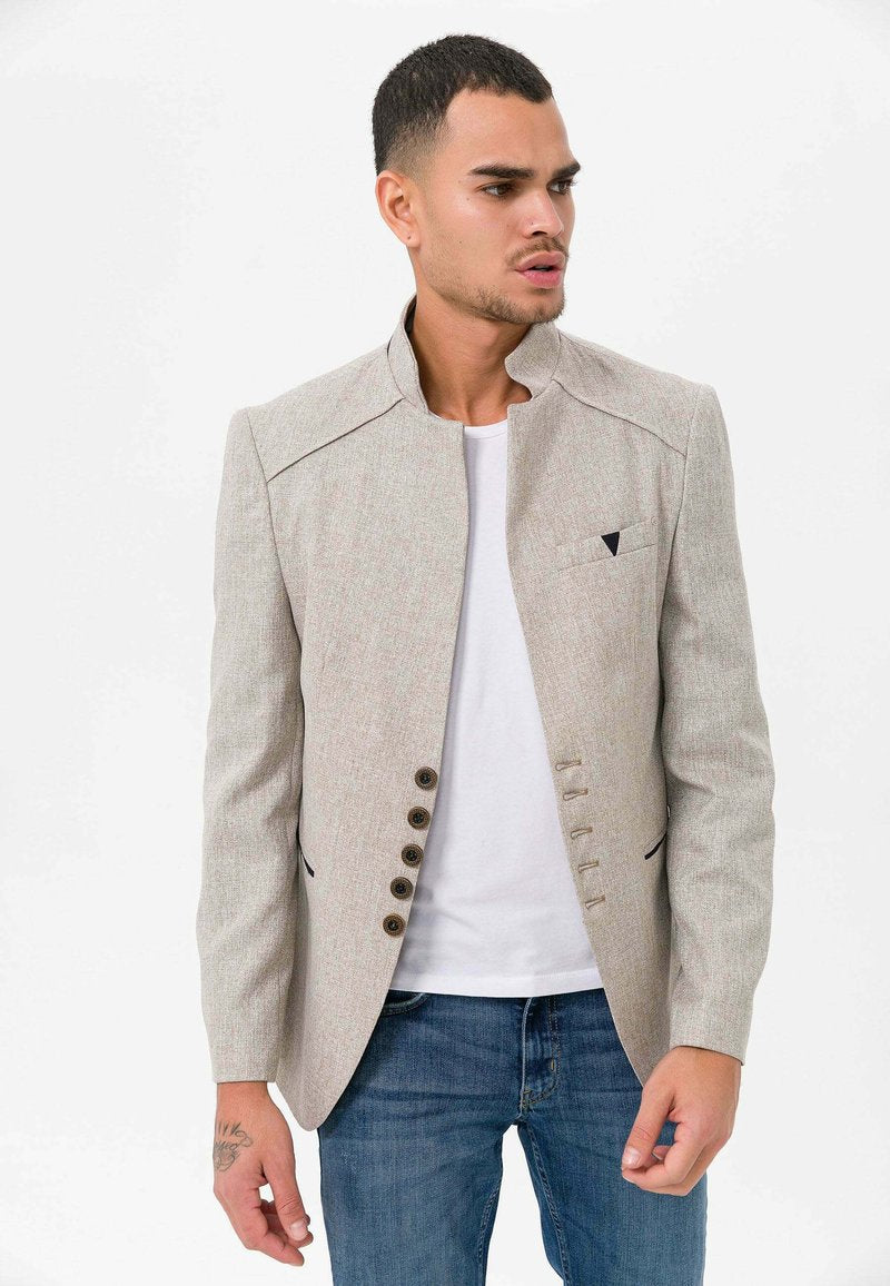  REGULAR FIT - Sakko - Beige Melange