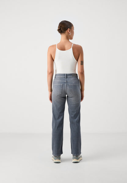 ONLY Petite ONLBLUSH MID - Straight Leg Jeans - Medium Grey Denim