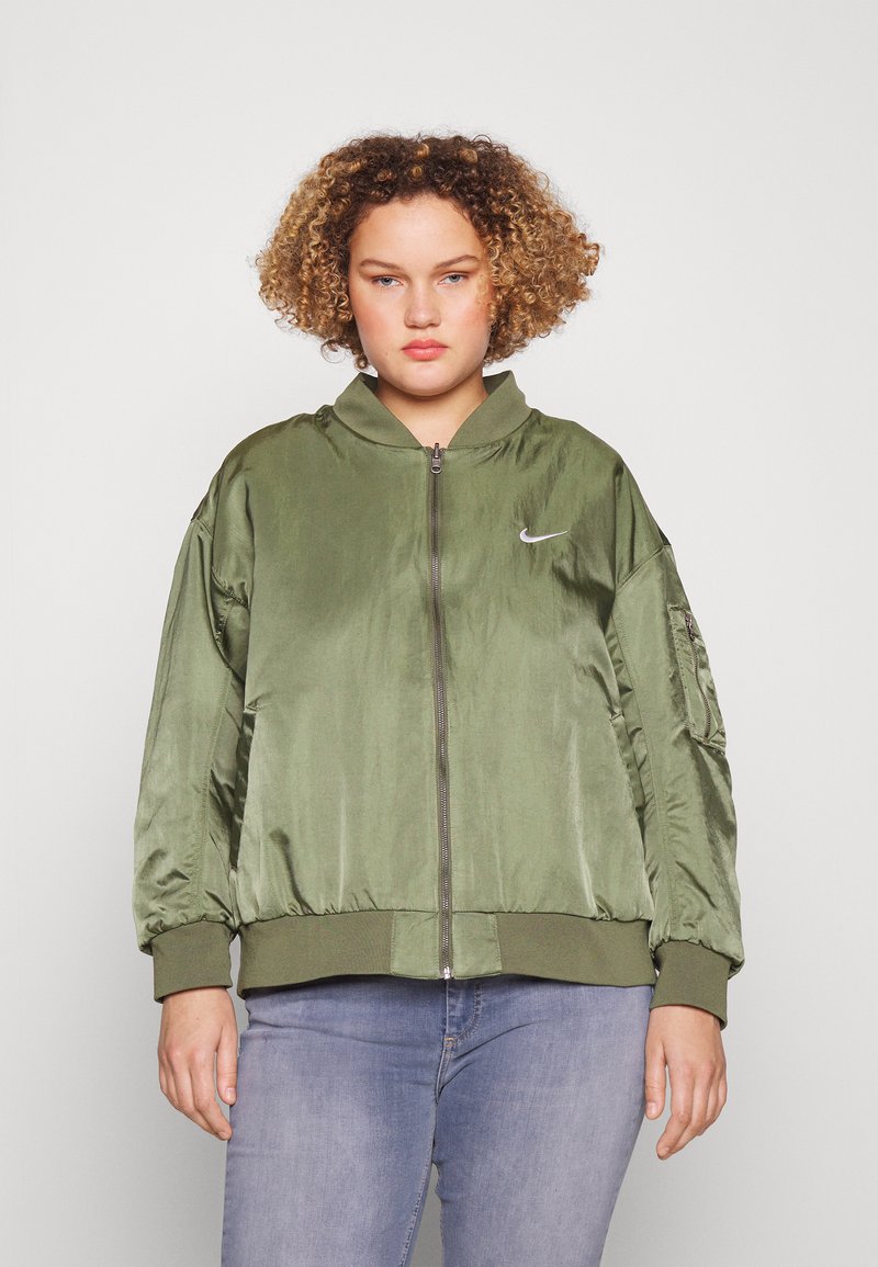 Nike Sportswear Bomberjacke - Medium Olive/safety Orange/white