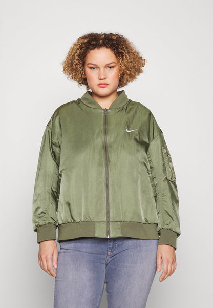 Nike Sportswear Bomberjacke - Medium Olive/safety Orange/white