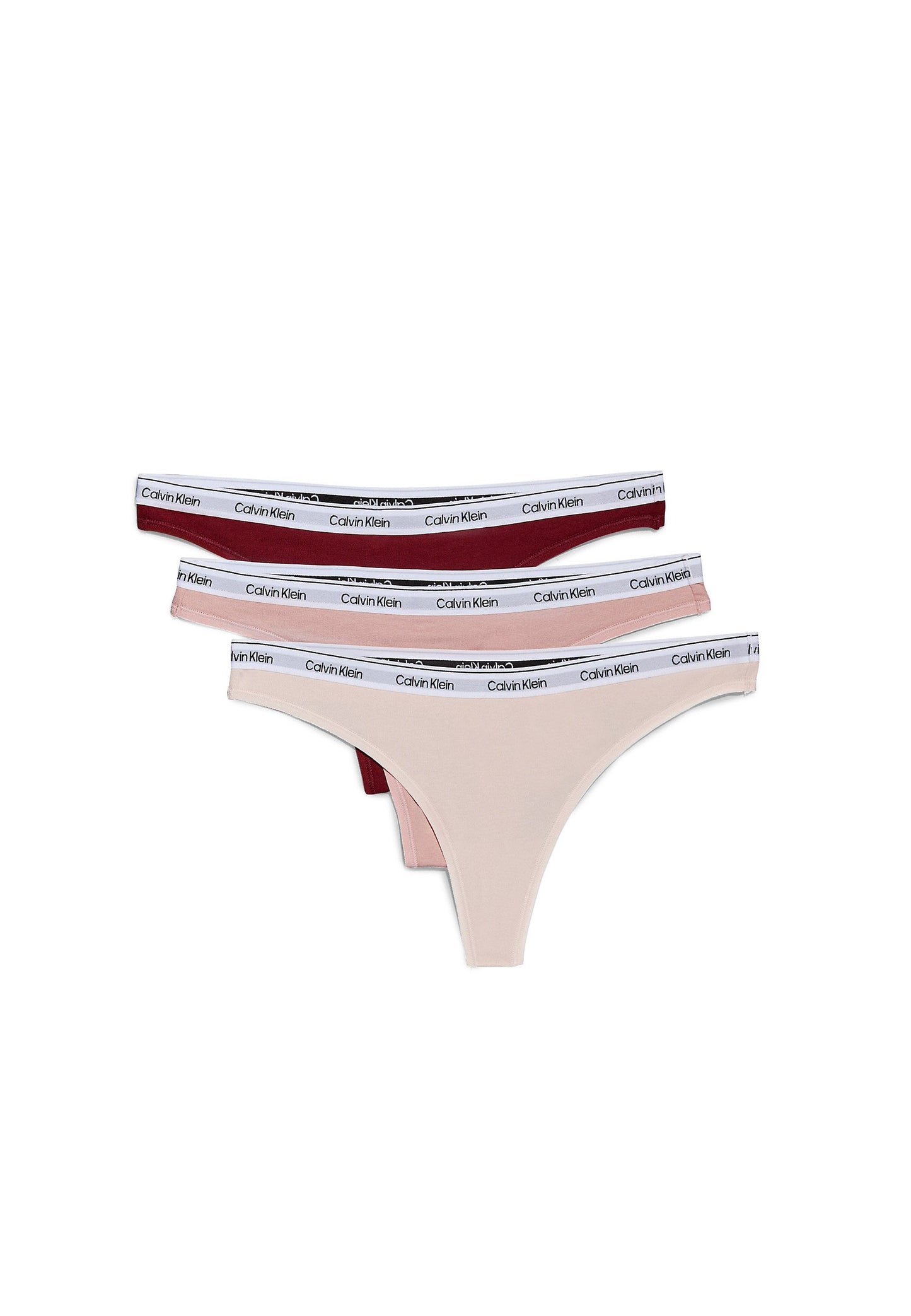 CALVIN KLEIN UNDERWEAR THONG LOGO ICON 3 PACK - Thong - Schwarz/grau