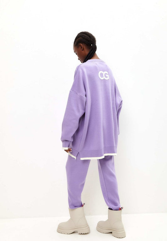  OVERSIZED JOGGER SET - Jogginghose - Lilac