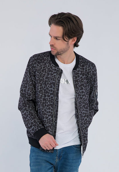  Bomberjacke - Navy Grey