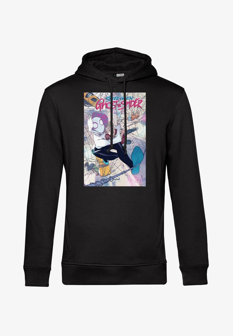 Henry Tiger SPIDER-MAN CLASSIC SPIDER-GWEN - Kapuzenpullover - Black