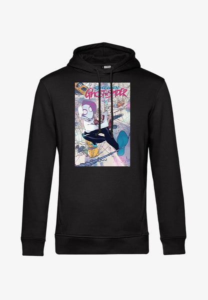 Henry Tiger SPIDER-MAN CLASSIC SPIDER-GWEN - Kapuzenpullover - Black