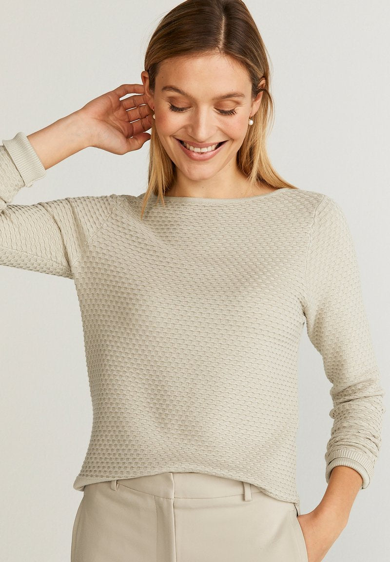  EVELYN - Strickpullover - Beige