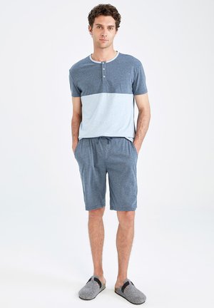 DeFacto SET REGULAR FIT - Nachtwäsche Set - Navy