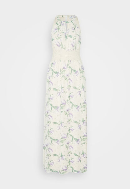 Vila VIMILINA FLOWER DRESS - Ballkleid - Birch/purple