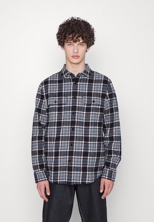 Obey Clothing LANGARM ANDREW - Hemd - Dark Cedar Multi
