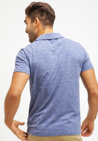 Pier One Poloshirt - Blue Melange