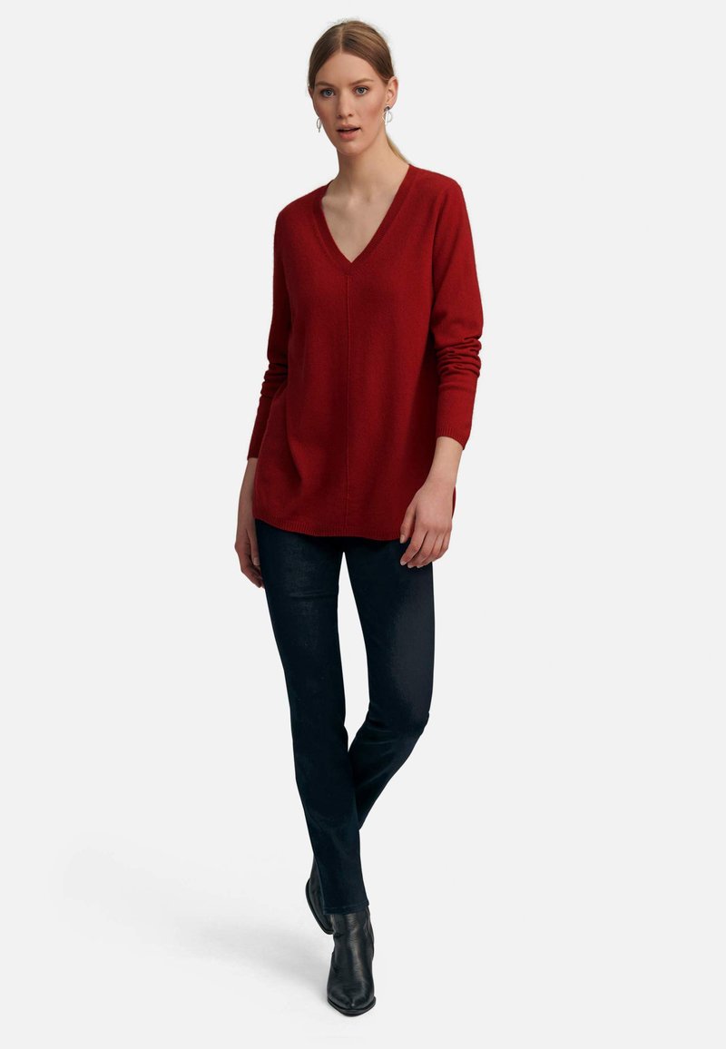  Strickpullover - Bordeauxrot