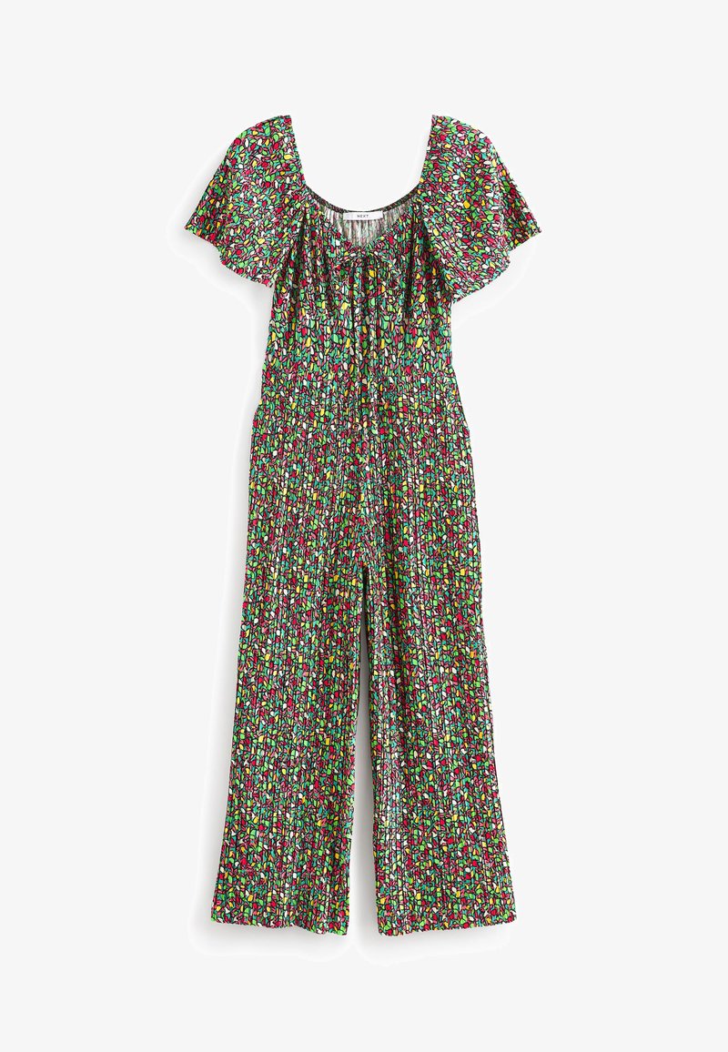 Next SHORT SLEEVES PLISSE STANDARD - Jumpsuit - Black