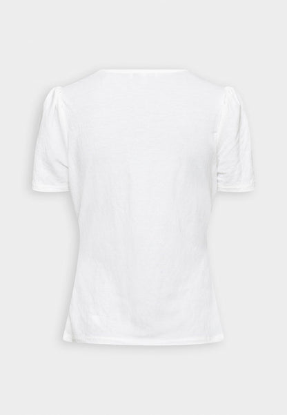 MORGAN DLINA - T-Shirt Print - Off White