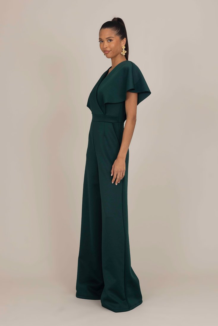  WEDDING BETTY WRAP - Jumpsuit - Forest Green