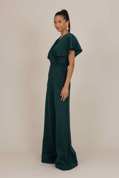  WEDDING BETTY WRAP - Jumpsuit - Forest Green