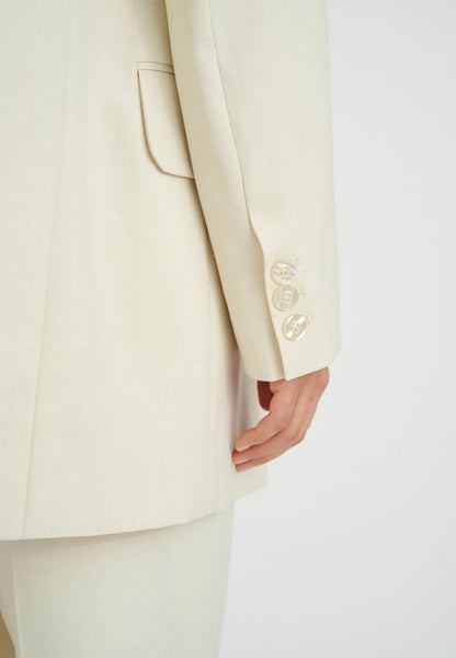 InWear KYRAHIW WADINA - Kurzmantel - Eggshell Melange