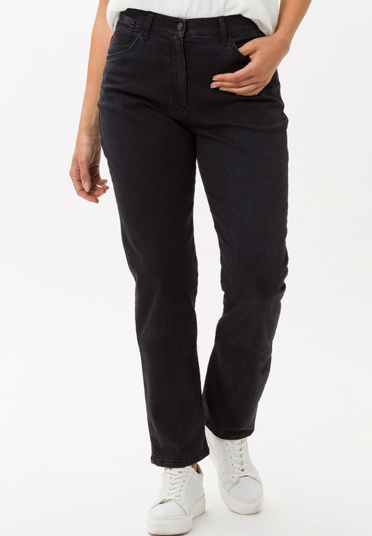 BRAX STYLE CORRY SLASH - Jeans Slim Fit - Black
