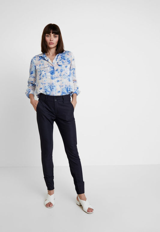 Mos Mosh BLAKE NIGHT LONG PANT - Stoffhose - Navy