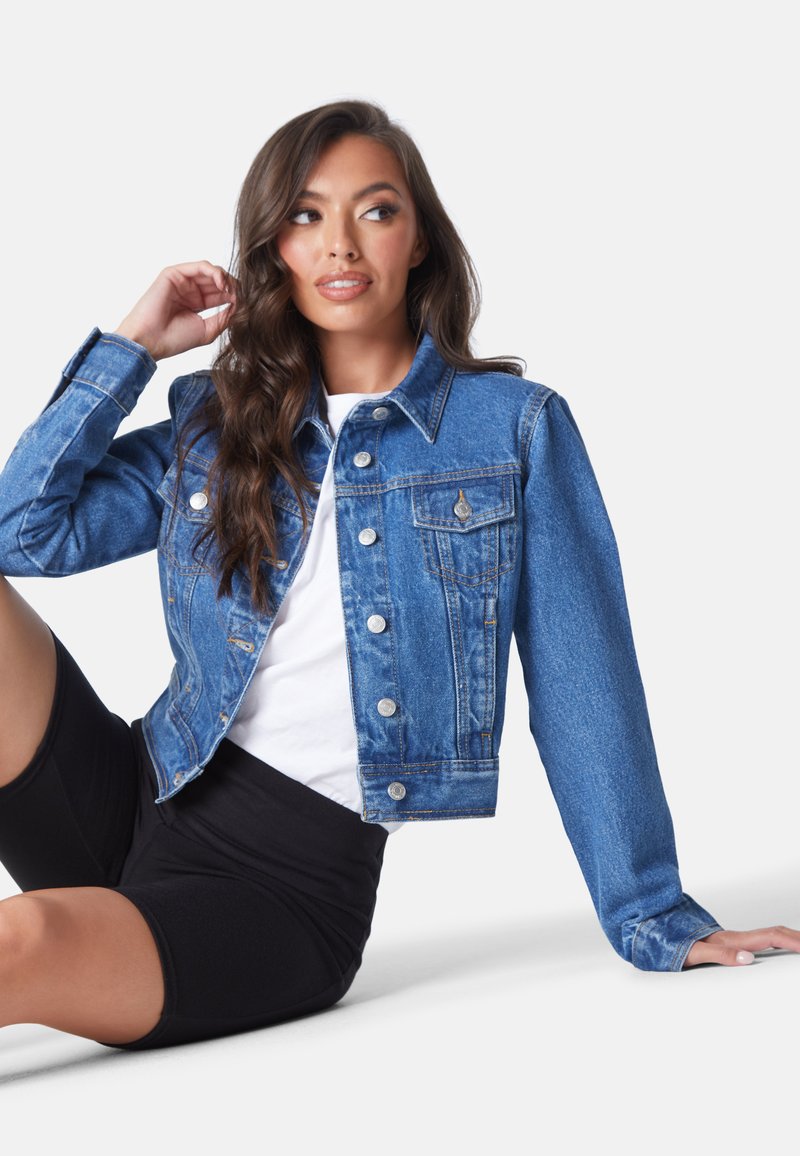  LI PLUS - Jeansjacke - Mid Blue
