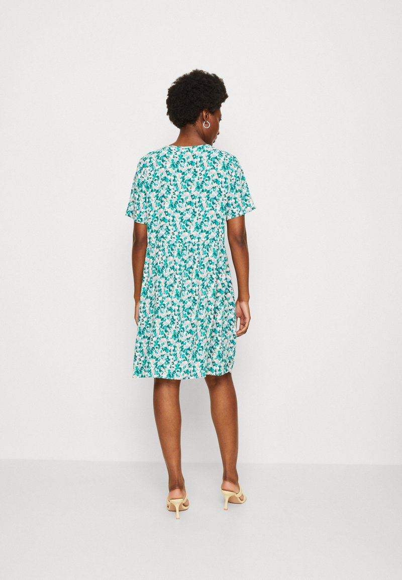 Marc O'Polo DENIM DRESS SHORT SLEEVE - Freizeitkleid - Multi/blue