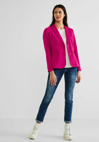 STREET ONE TWILL IN UNIFARBE - Blazer - Pink