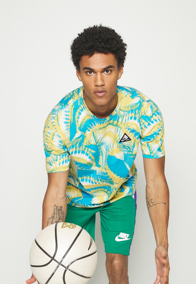 Nike Performance TEE MAX - T-Shirt Print - Blue Lightning