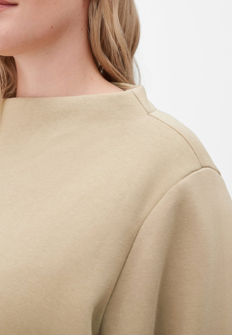 Triangle MET OPSTAANDE KRAAG - Sweatshirt - Sandfarben