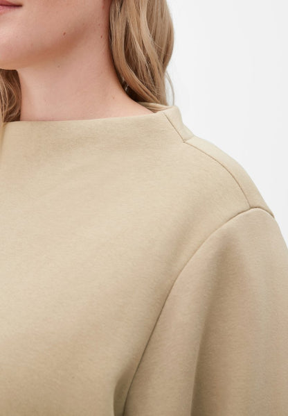 Triangle MET OPSTAANDE KRAAG - Sweatshirt - Sandfarben