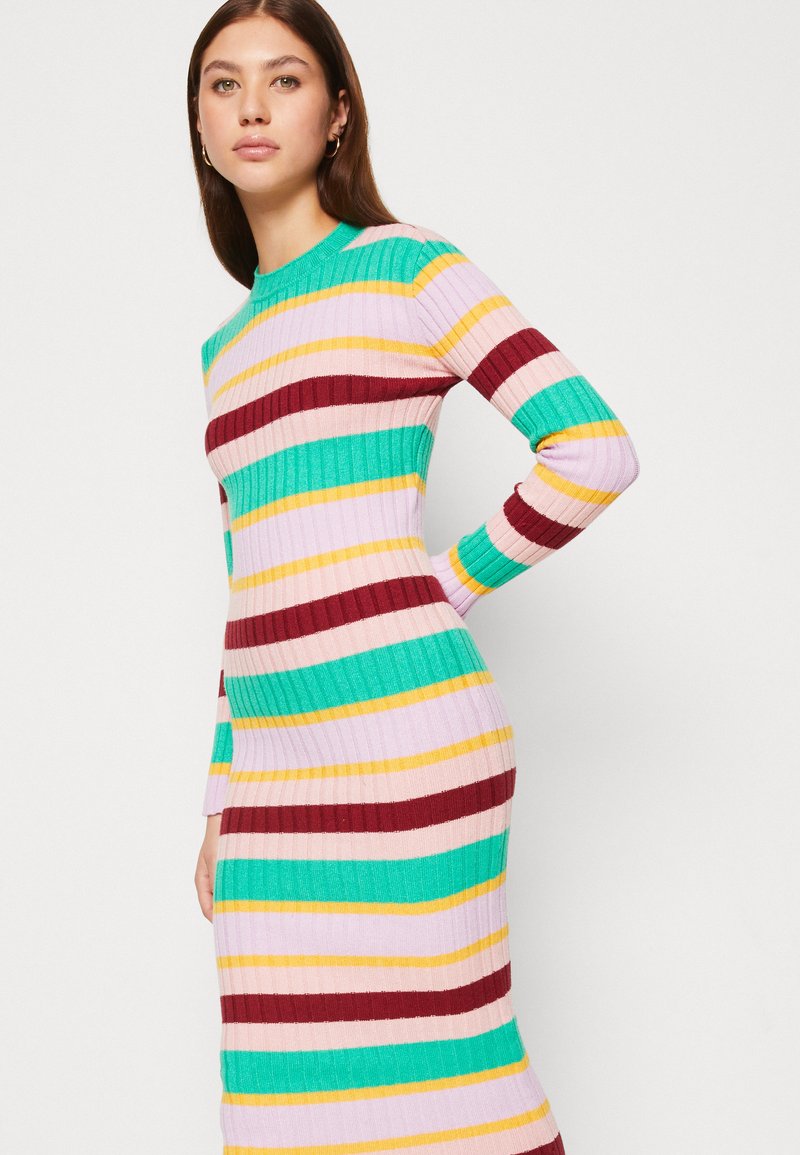  YASPEREGRINE DRESS - Strickkleid - Jelly Bean/multicolor
