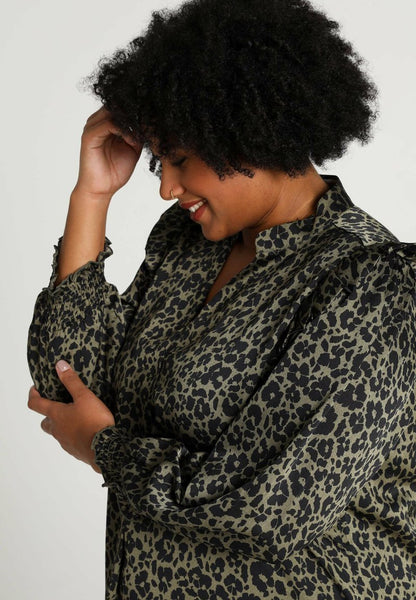  ANIMAL ET SMOCKS - Freizeitkleid - Khaki