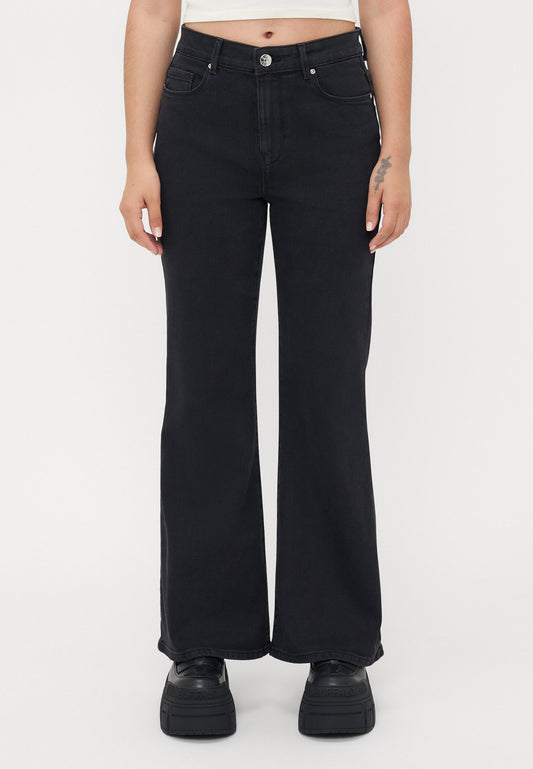 ONLY Petite ONLHENNI LIFE - Flared Jeans - Washed Black