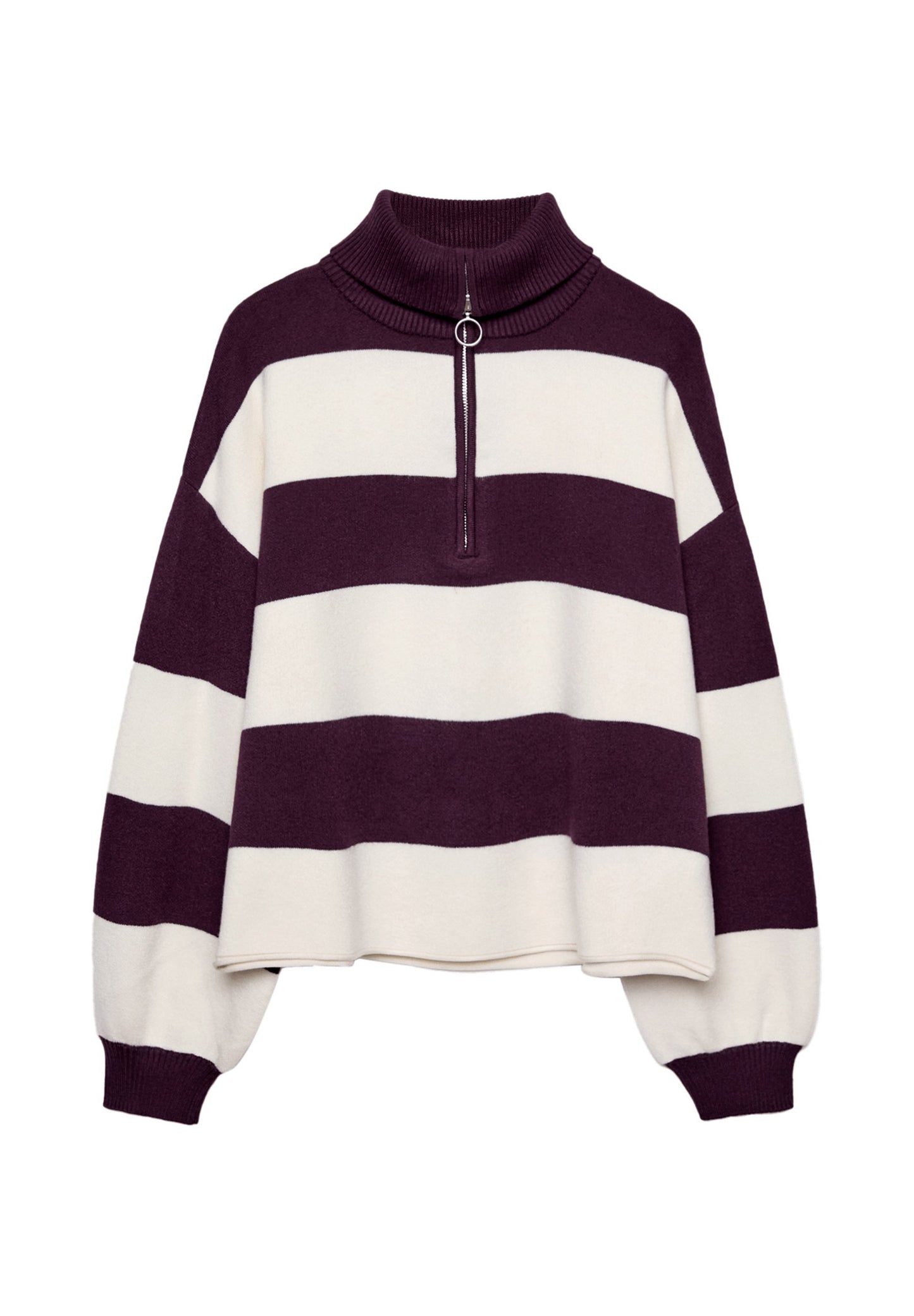 Stradivarius WITH ZIP - Jumper - Green