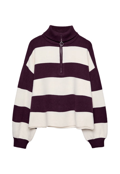 Stradivarius WITH ZIP - Jumper - Green