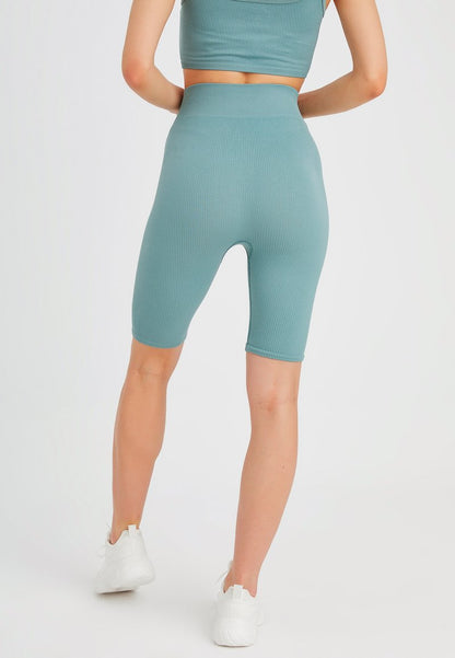  SEAMLESS FITNESS - Shorts - Grün
