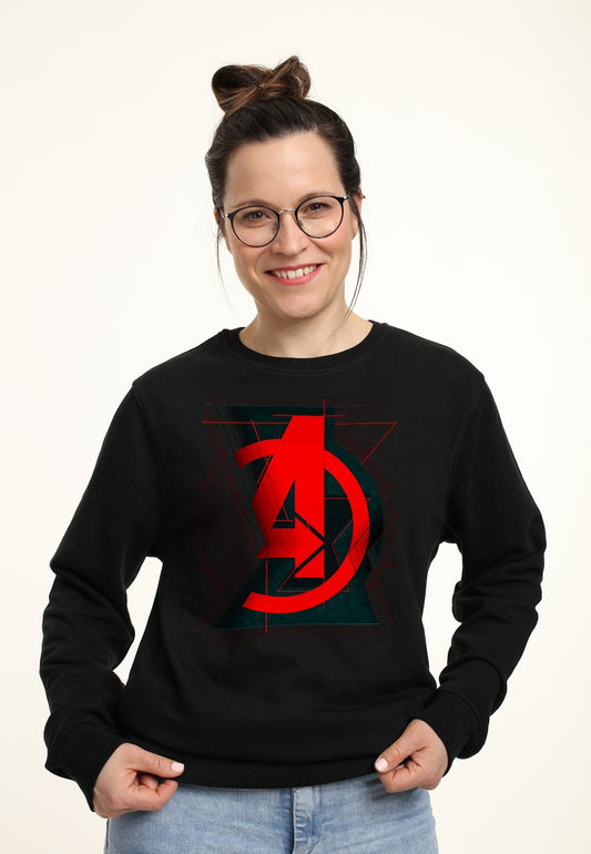 Henry Tiger BLACK WIDOW: MOVIE AVENGERS WIDOW LOGO - Sweatshirt - Black