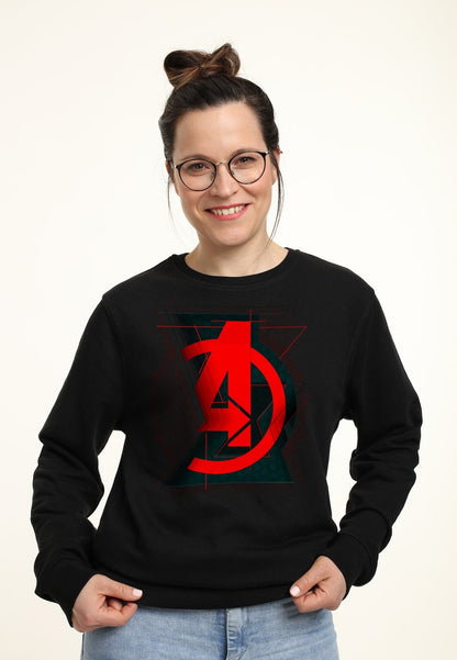 Henry Tiger BLACK WIDOW: MOVIE AVENGERS WIDOW LOGO - Sweatshirt - Black