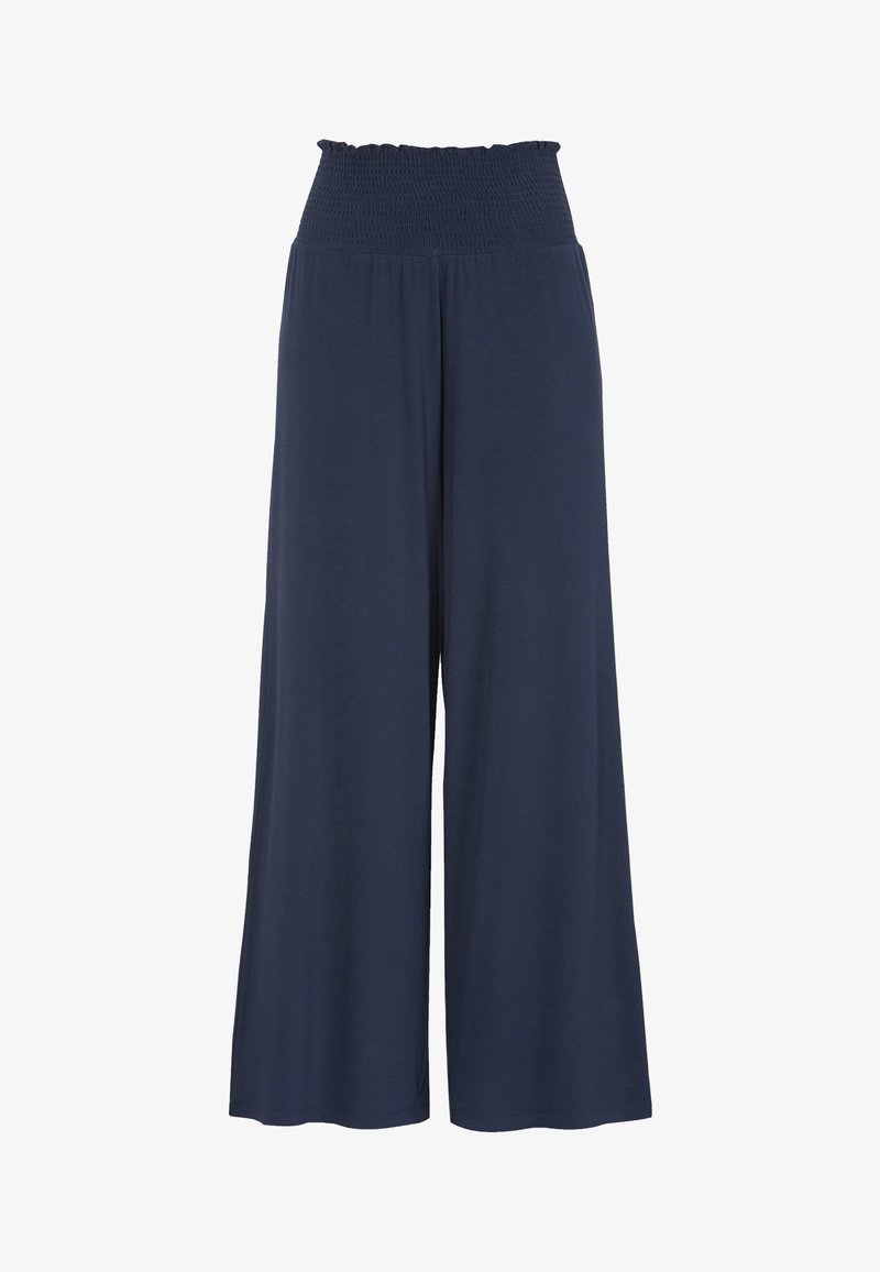  LIV SOLID ECOVERO - Stoffhose - Navy