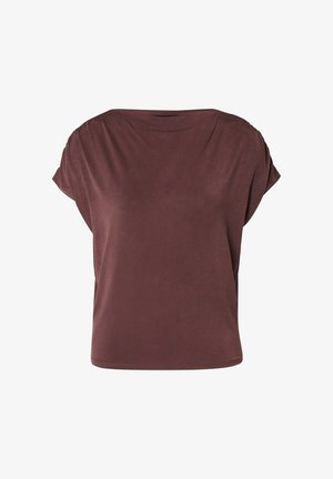  MIT FALTEN - T-Shirt Print - Dunkellila