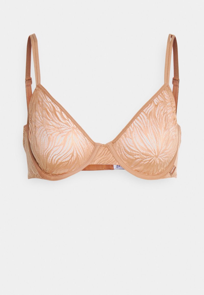 CALVIN KLEIN UNDERWEAR UNLINED DEMI - Bügel BH - Sandalwood