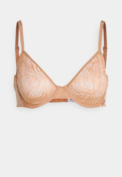 CALVIN KLEIN UNDERWEAR UNLINED DEMI - Bügel BH - Sandalwood