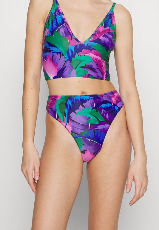  SELIN - Bikini-Hose - Purple Palm