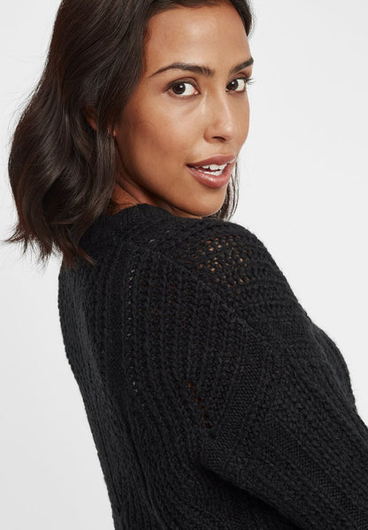 OXMO OXCHIARA - Strickpullover - Black