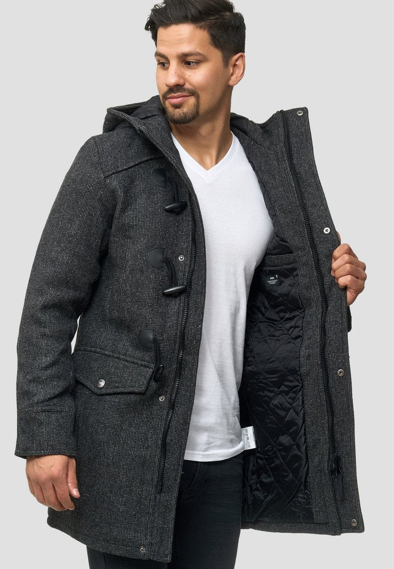 Indicode Jeans LIAM - Wintermantel - Black