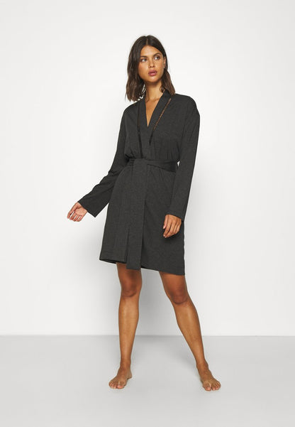  BRUME KIMONO - Bademantel - Anthracite Grey