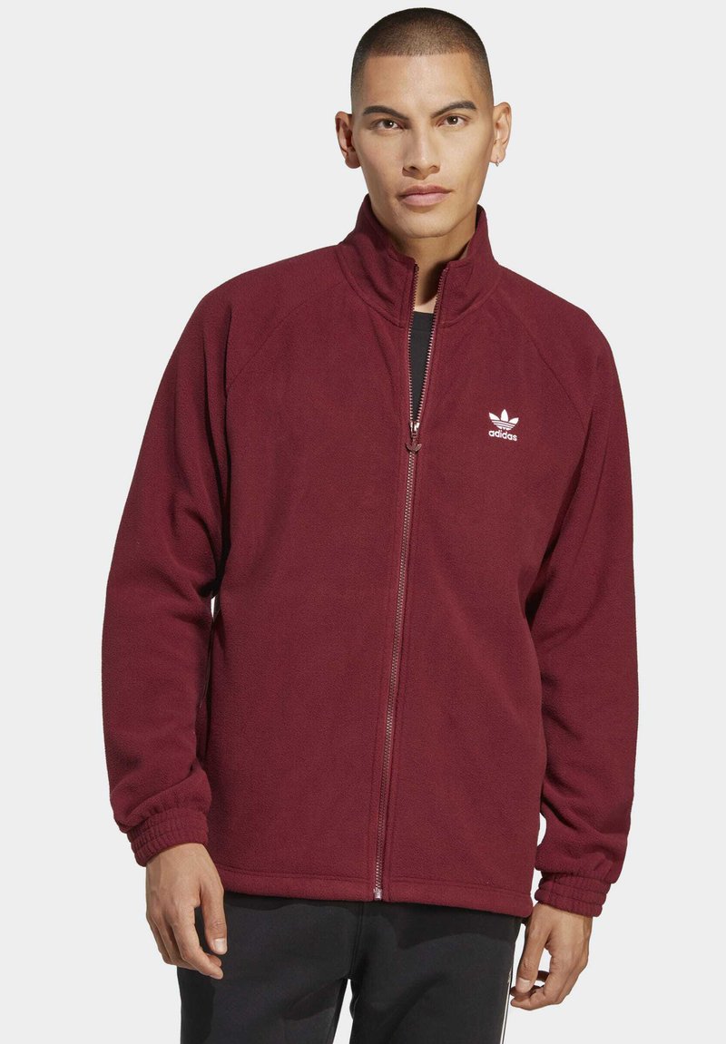 Adidas Originals TREFOIL TEDD - Fleecejacke - Shadow Red