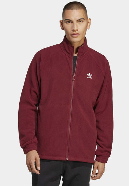Adidas Originals TREFOIL TEDD - Fleecejacke - Shadow Red