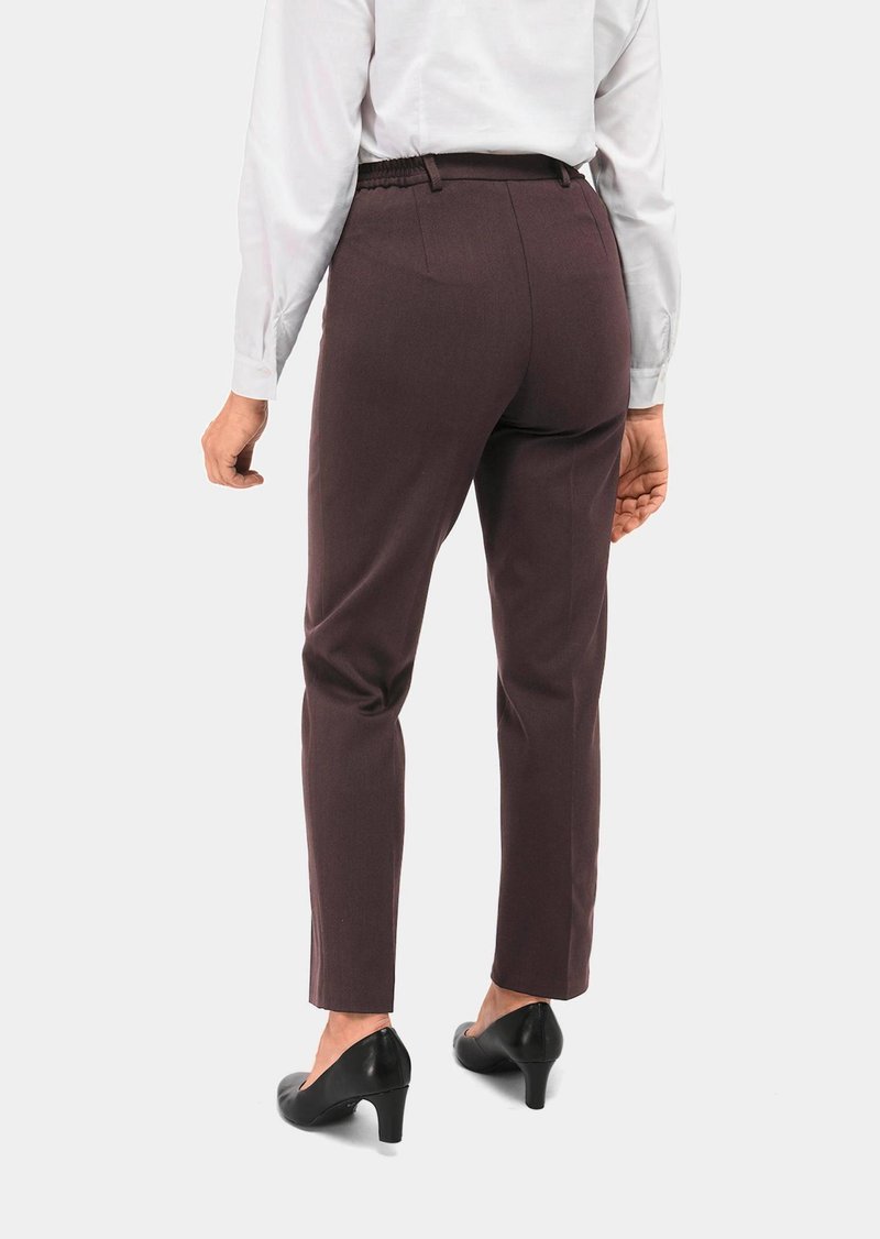 GOLDNER Stoffhose - Braun