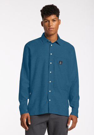 Converse LANGARM CARPENTER POCKET BUTTON - Hemd - Washed Indigo